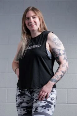 @theGym Ladies Tank Vest - Black