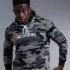 @theGym Classic Hoodie - Black/Grey-Camo