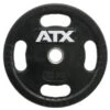 20kg ATX Rubber-Coated Olympic Grip Weights (1 Of)