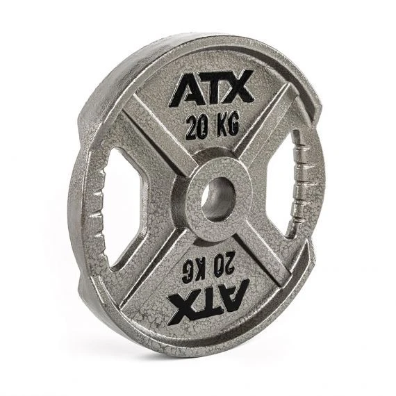ATX Hammertone Olympic Cast-Iron Weight Plates - Image 6