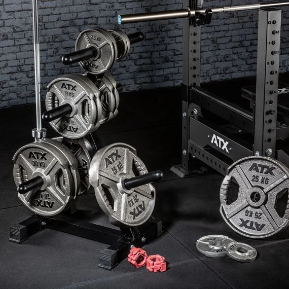 ATX Hammertone Olympic Cast-Iron Weight Plates - Image 2