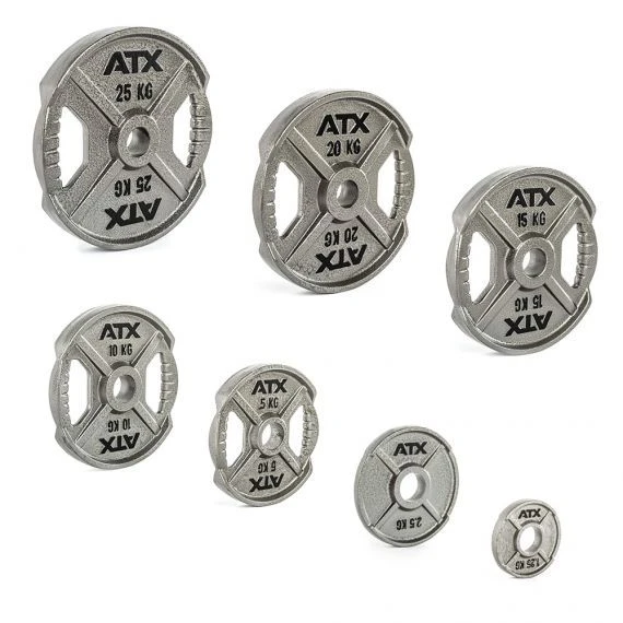 ATX Hammertone Olympic Cast-Iron Weight Plates
