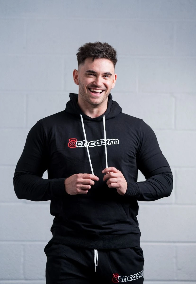 @theGym Unisex Lightweight Classic Hoodie - Black - Image 11
