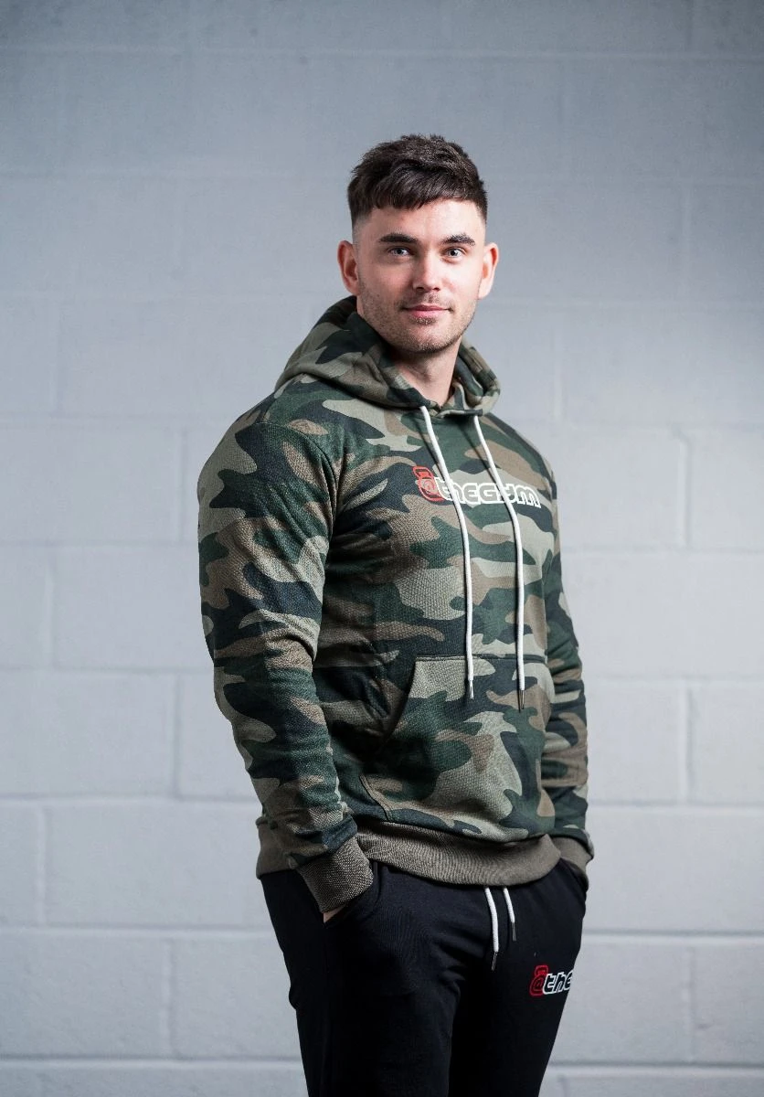 @theGym Classic Hoodie - Green-Camo - Image 12