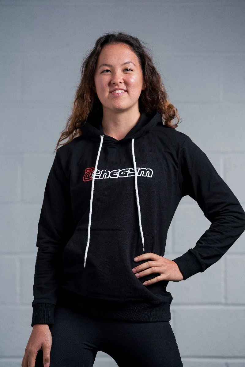 @theGym Unisex Lightweight Classic Hoodie - Black - Image 5