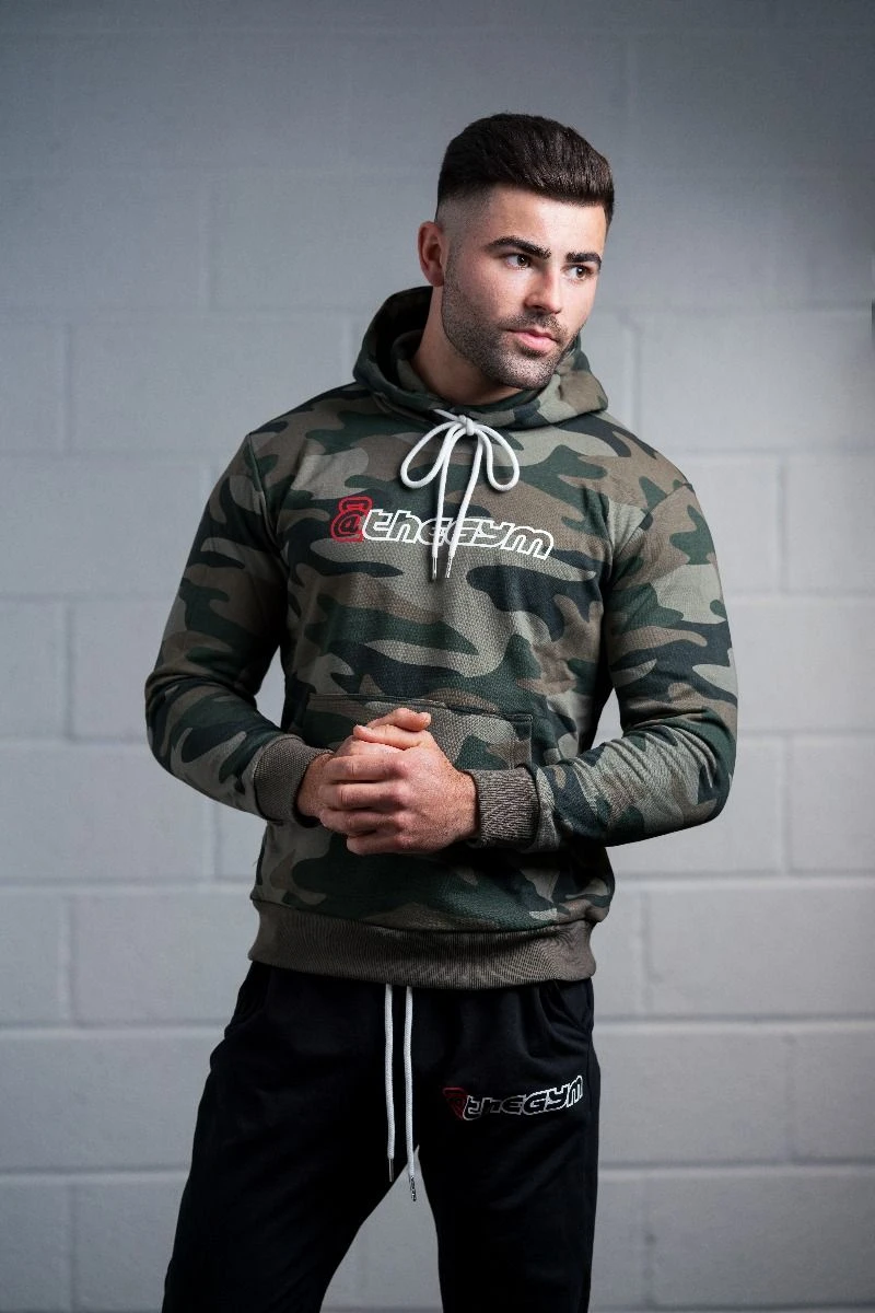 @theGym Classic Hoodie - Green-Camo