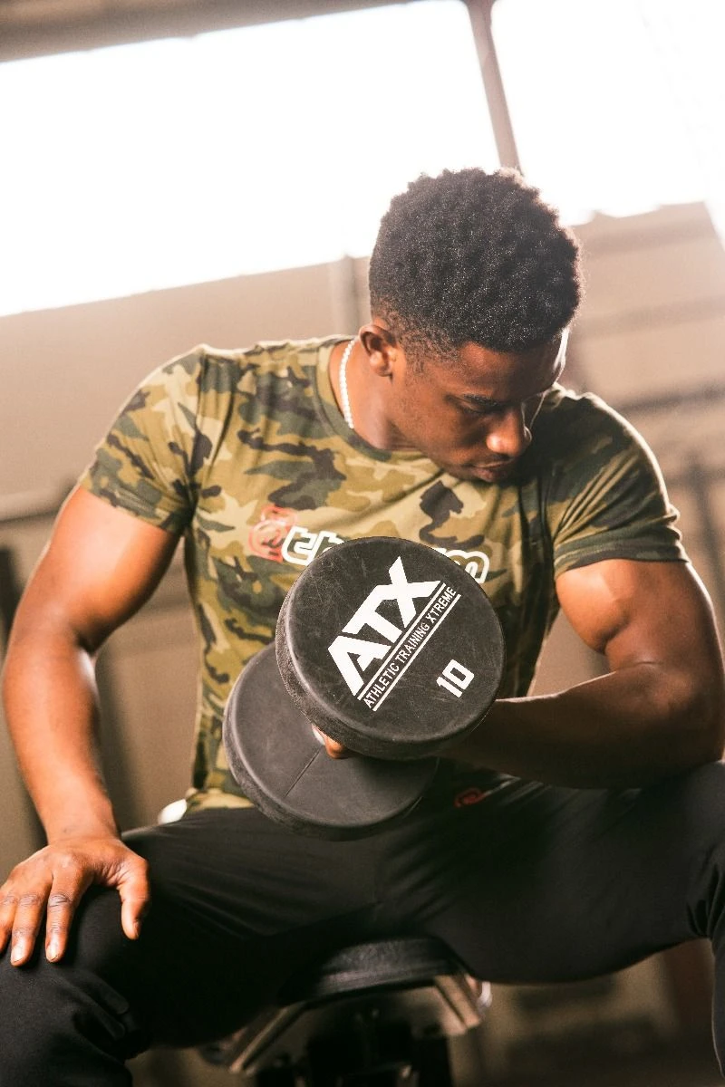 @theGym Unisex Classic T-Shirt - Green-Camo - Image 10