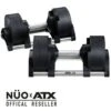 ATX Adjustable Nuo-Bell Dumbbells 2kg-20kg (Pair)