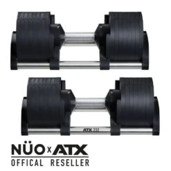 ATX Adjustable Nuo-Bell Dumbbells 2kg-32kg (Pair)