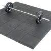 High-Impact CrossFit Gym Tile With Corner Ramp Edge