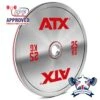 ATX Calibrated Steel Weight Plates - Chrome Finish
