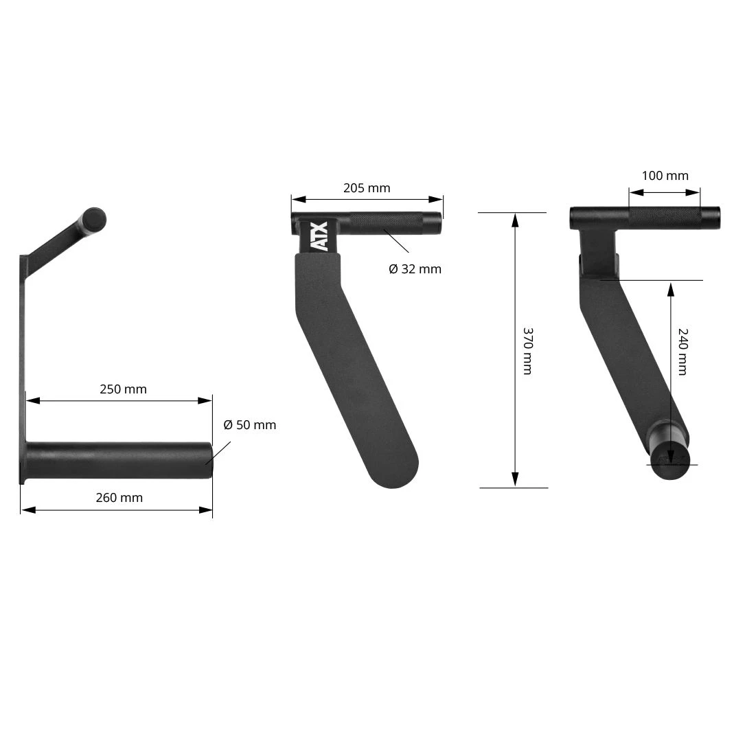 ATX Mini Farmers Walk Handles (Pair) - FWM-300 - Image 8