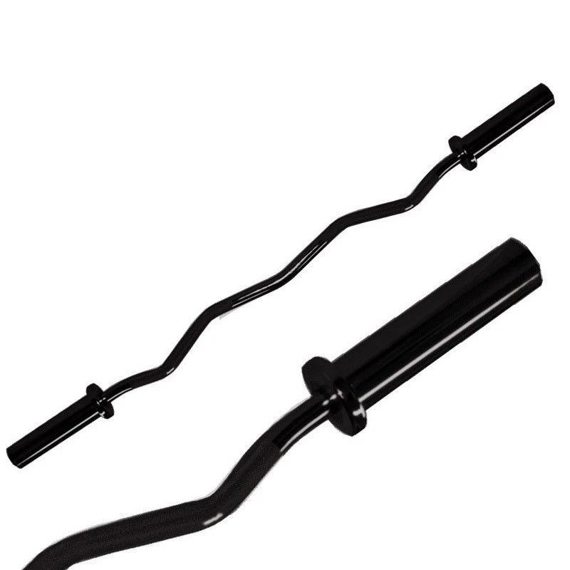 Olympic EZ Curl Bar (Black) - Image 3